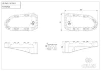 Ducati Hypermotard 950 [GILLES TOOLING] – Pro-X Enduro footrest