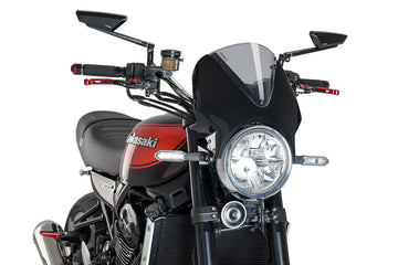 KAWASAKI Z 900 RS SE [2025] - PUIG Vision Vindruta | Carbon look / tonad | PUIG 024CH