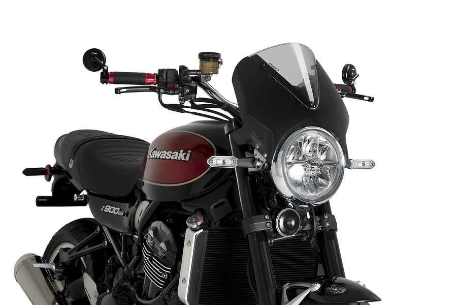 KAWASAKI Z 900 RS SE [2025] - PUIG Vision Vindruta | Svart / Tonad | PUIG 024NH