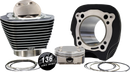 Harley-Davidson FXBB 1923 Softail Street Bob 117 [2025] - 132" Hochverdichtungs- / 136" Big Bore Kit – Oberfläche: Hervorgehobene Lamellen, Black Granite – Merkmal: +8,5 cm³ Kuppelvolumen – Bild 1