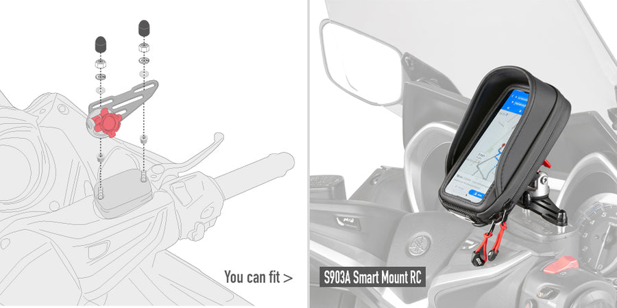 Honda Forza 750 [2021-2026] - Smart Mount RC S903A monteringssats
