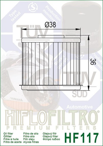 Honda NT 1100 SC76 [HIFLOFILTRO] - Ölfilter - 0
