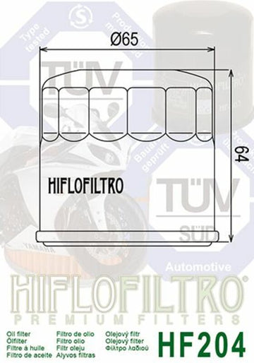 Yamaha Tenere 700 DM09 [HIFLOFILTRO] - Racing Ölfilter - 0