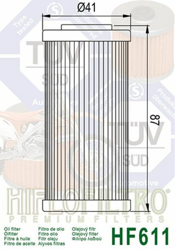 Husqvarna TE 449 [HIFLOFILTRO] - Ölfilter - 0