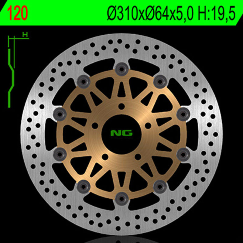 Suzuki Gsf 400 Bandit [NG BRAKE DISC] - Bremsscheibe schwimmend rund