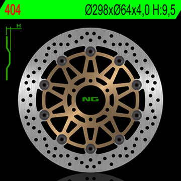 Yamaha 600 Fazer [NG BRAKE DISC] - Bremsscheibe schwimmend rund