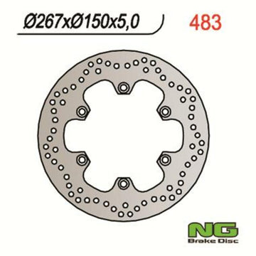 Yamaha Bt 1100 Bulldog [NG BRAKE DISC] - Bremsscheibe rund starr