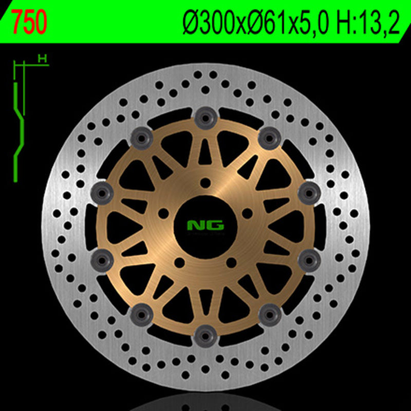 Kawasaki Z 1000 [NG BRAKE DISC] - Bremsscheibe schwimmend rund