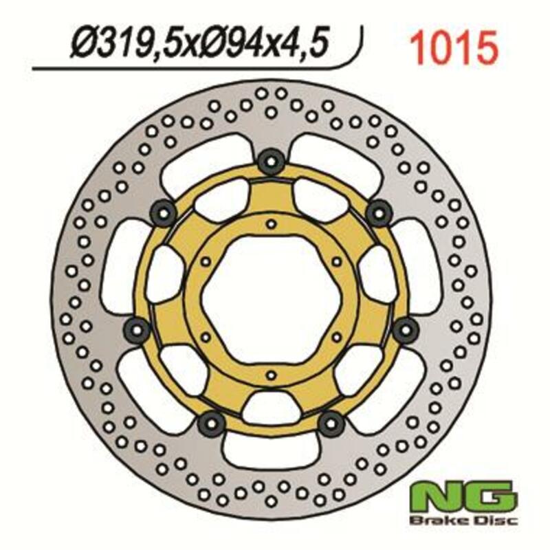 Honda Vtr 1000 Sp 1 [NG BRAKE DISC] - Bremsscheibe schwimmend rund