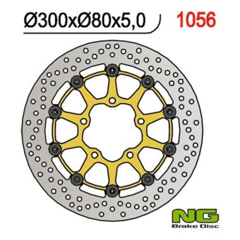 Kawasaki Er 6 F [NG BRAKE DISC] - Bremsscheibe schwimmend rund