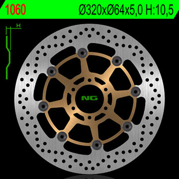 Ducati Monster 916 [NG BRAKE DISC] - Bremsscheibe schwimmend rund