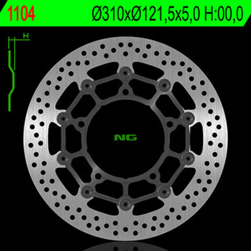 Suzuki Gsf 650 Bandit Abs [NG BRAKE DISC] - Bremsscheibe schwimmend rund