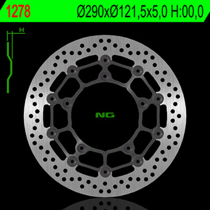 Suzuki Sfv 650 [NG BRAKE DISC] - Bremsscheibe schwimmend rund