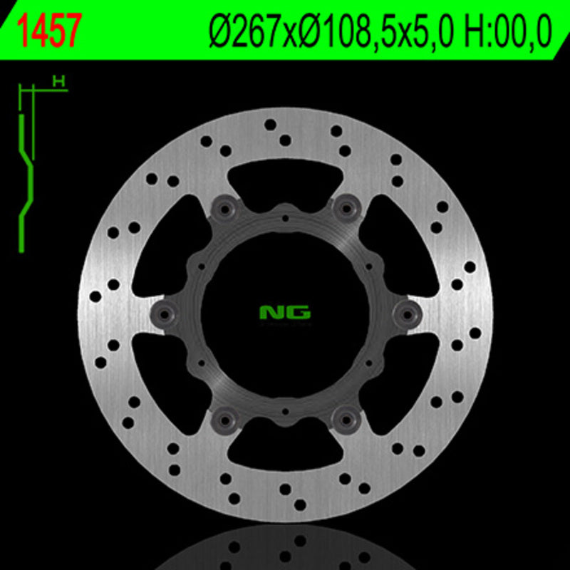Ktm 1290 Super Adventure S [NG BRAKE DISC] - Bremsscheibe schwimmend rund