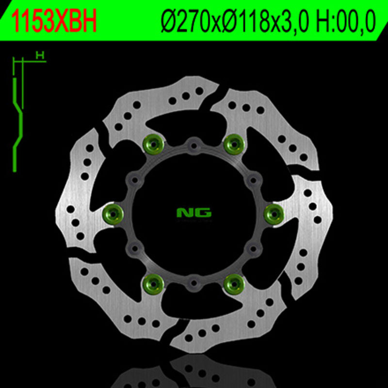Yamaha Yz 426 [NG BRAKE DISC] - Bremsscheibe Wave schwimmend