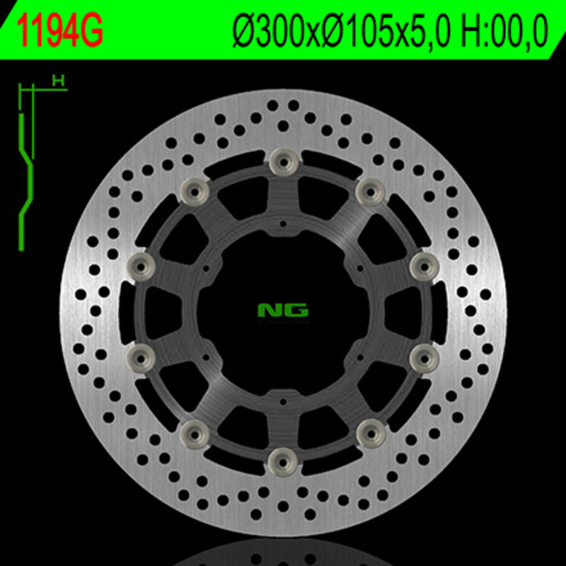 Bmw F 650 Cs Scarver [NG BRAKE DISC] - Bremsscheibe schwimmend rund