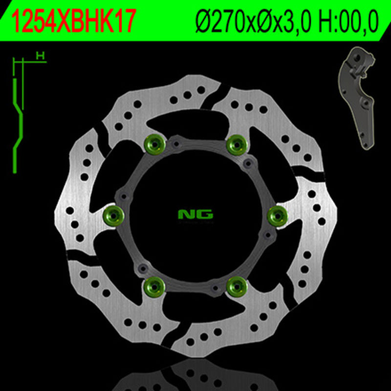 Ktm Sx 250 [NG BRAKE DISC] - Bremsscheibe Wave schwimmend