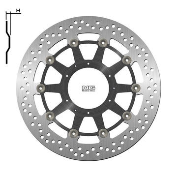 Honda Xl 1000 [NG BRAKE DISC] - Bremsscheibe schwimmend rund