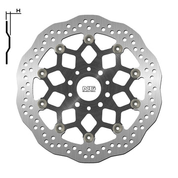 Ktm Duke 890 [NG BRAKE DISC] - Bremsscheibe Wave schwimmend