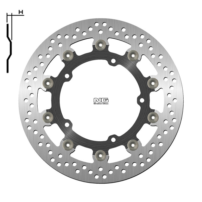 Yamaha Fz 600 S Fazer [NG BRAKE DISC] - Bremsscheibe schwimmend rund