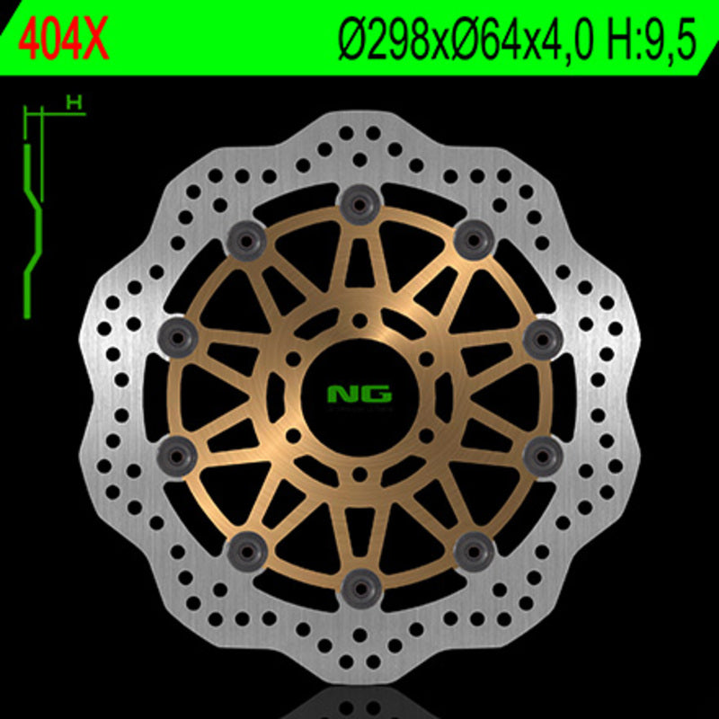 Yamaha Trx 850 [NG BRAKE DISC] - Bremsscheibe Wave schwimmend
