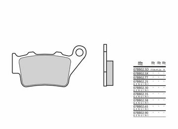 Husqvarna Te 610 [Brembo] - Bromsbelägg