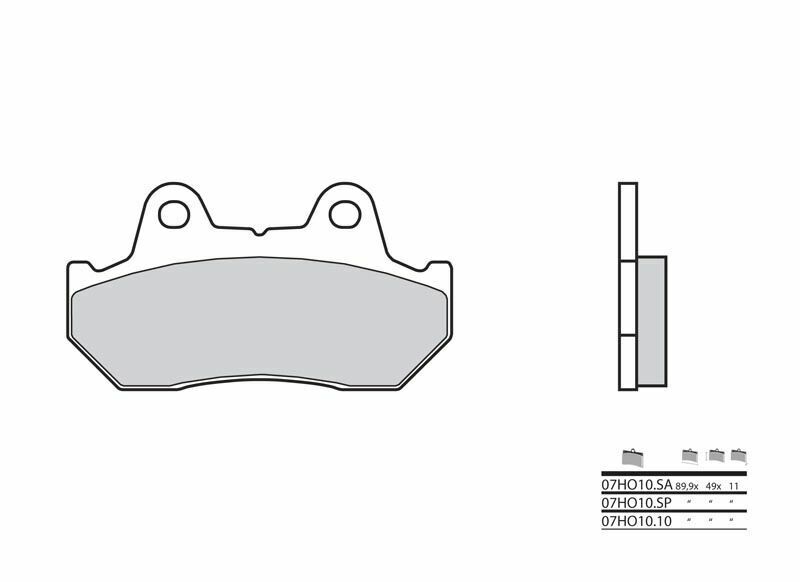 Honda CB 900 F2 Boldor [BREMBO] - Bremsbeläge