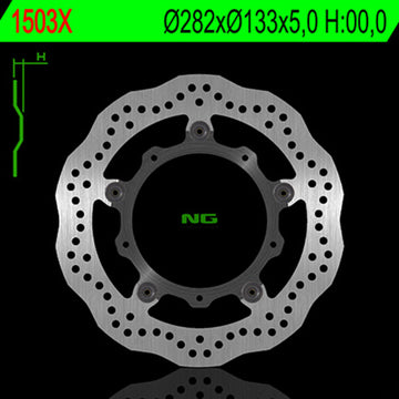 Yamaha Tracer 700 [NG BRAKE DISC] - Wave flytande bromsskiva