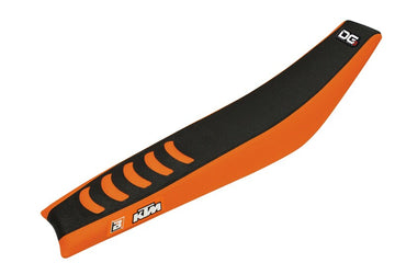 Ktm Sx 200 [BLACKBIRD] - Sitzüberzug Blackbird Double Grip 3 schwarz/orange KTM