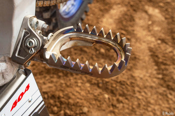 Yamaha Yz 426 [SCAR] - titan fotstöd självrengörande
