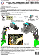 Honda CBR 650 F RC74 [2014-2016] - NUMMERNHALTER ACCESS DESIGN HONDA CB650F