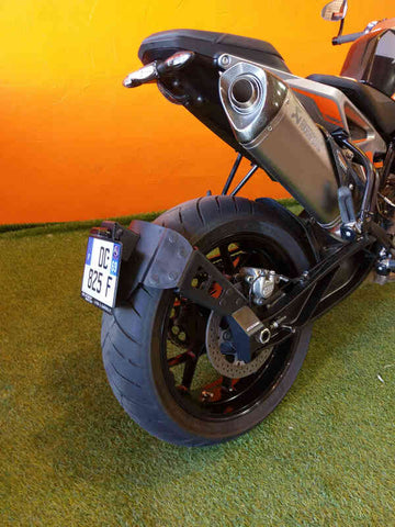 Ktm Duke 790 [ACCESS DESIGN] - Kennzeichenhalter auf Radhöhe schwarz KTM Duke 790/890