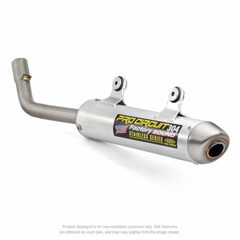 HUSQVARNA TE 300 I [2020-2022] - 304 Schalldämpfer Aluminium gebürstet/Endkappe Edelstahl KTM/Husqvarna