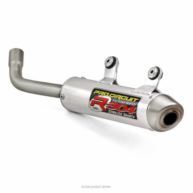 KTM 250 XCTPI [2020-2021] - R-304 ljuddämpare i aluminium/rostfritt stål gavel