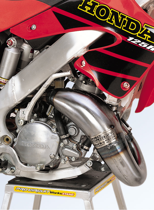 Honda CR 125 R (JE 01) [2001] - Platinum Auspuff-birne vernickelt Stahl Honda CR125R