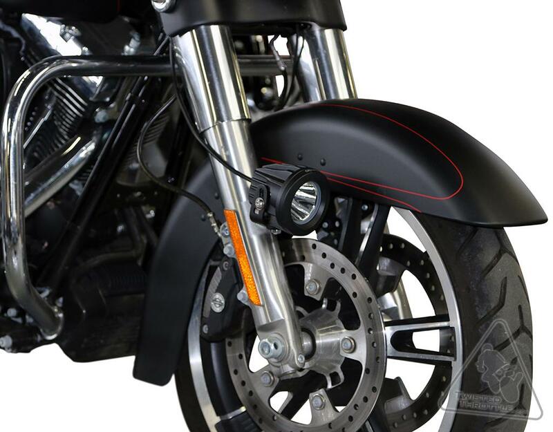 Harley Davidson Xl1200X [DENALI] - Beleuchtungs-Halterung Kotflügel Harley Davidson