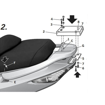 Kymco X Citing 250 [2005-2008] [SHAD] - Top Master Montagesatz