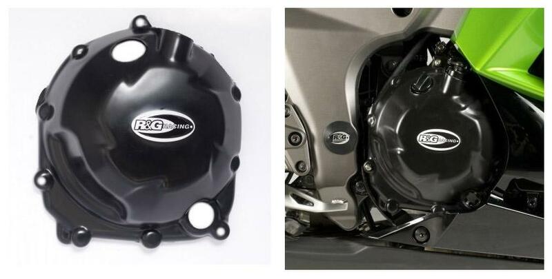 Kawasaki Z 1000 ZR1000D [2010-2012] - Rechte Kurbelgehäusedeckelschutz Schwarz Kawasaki Z1000/SX