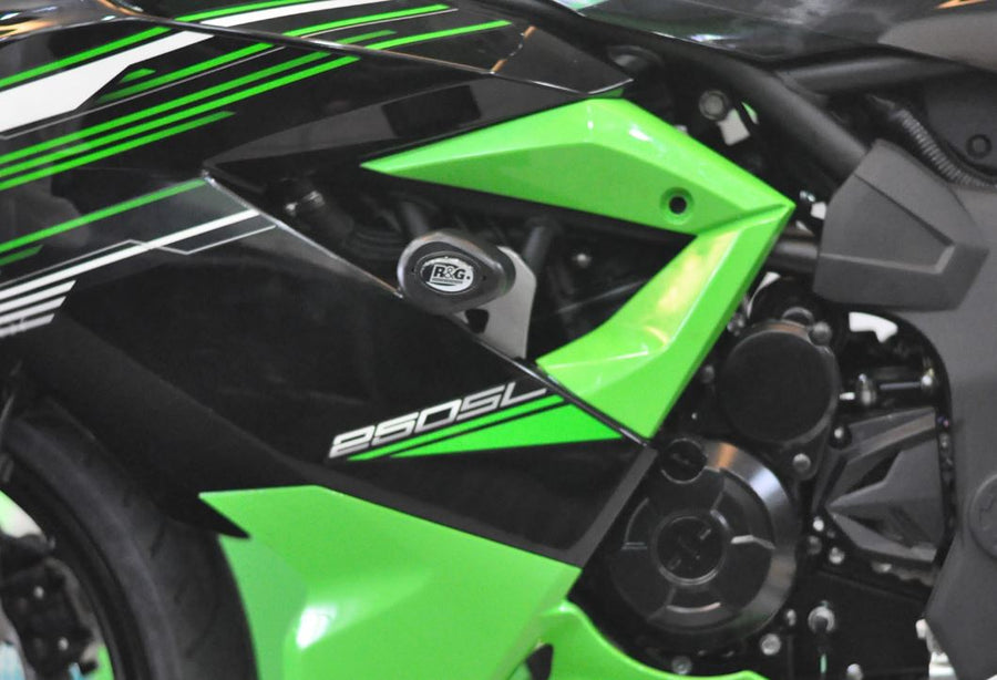 Kawasaki Ninja 125 [2024-2026] - Aero krockkuddar svart Kawasaki Ninja 250SL