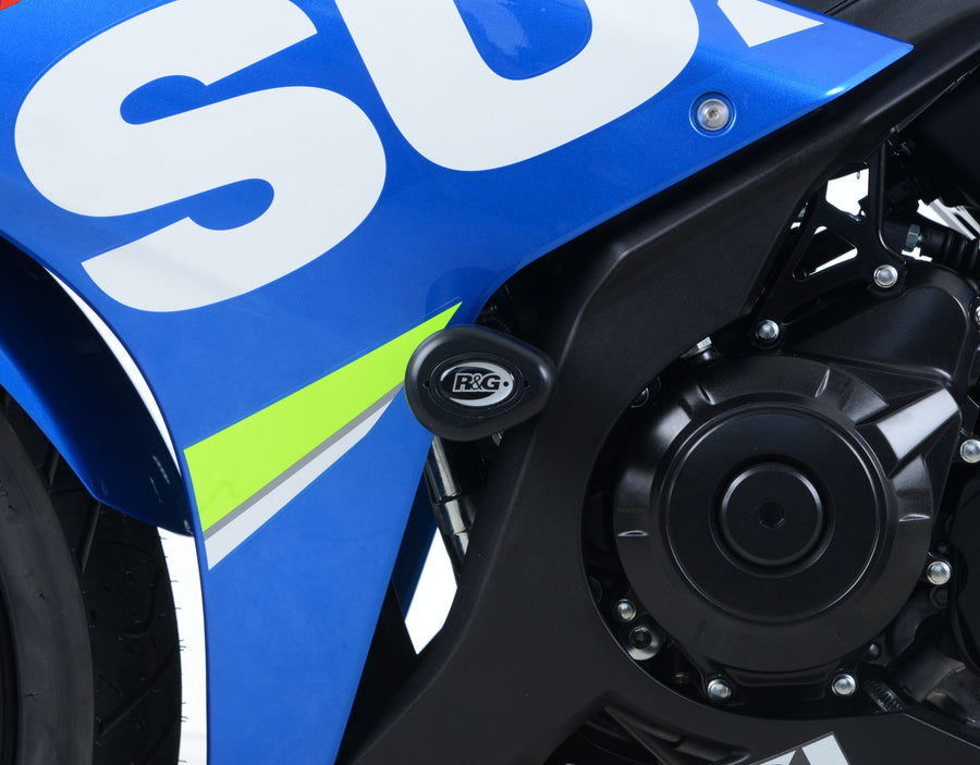 Suzuki DL 250 V-STROM ABS [2018-2021] - Aero Sturzpads schwarz (mit Bohrungsblende) Suzuki GSX250R