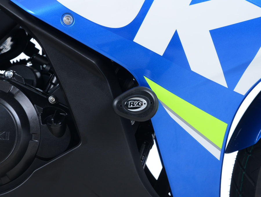 Suzuki GSX 250 R ABS [2018-2019] - Aero Sturzpads schwarz (mit Bohrungsblende) Suzuki GSX250R
