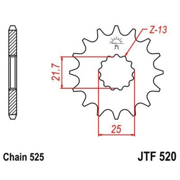 Triumph Tiger 900 Rally Tig900 [JT Sprockets] - Noisy Front Pinion
