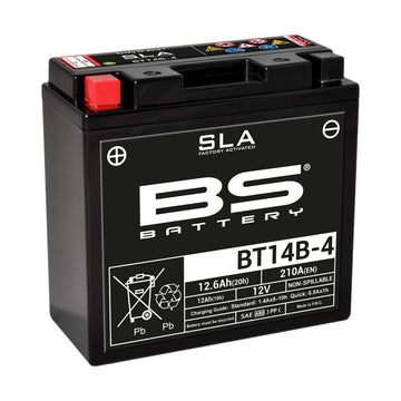 Yamaha Fjr [BS BATTERY] - SLA Underhållsfritt batteri fabriksaktiverad - BT14B-4