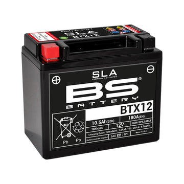 Suzuki Gsx-R 1000 [BS BATTERI] - SLA Underhållsfritt batteri fabriksaktiverad - BTX12