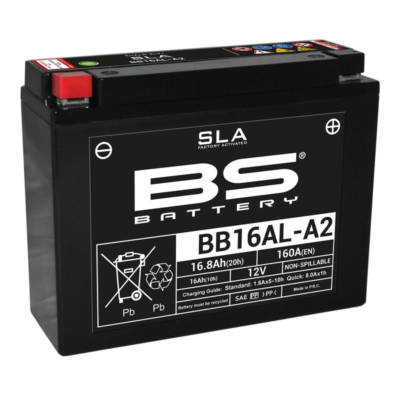 Ducati 500 Sl [BS BATTERY] - SLA Wartungsfreie Batterie Werkseitig aktiviert - BB16AL-A2
