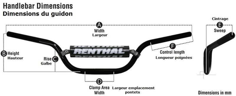 Honda Xl 1000 [RENTHAL] - MX/Enduro 7/8" 971 RC Lenker
