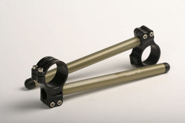 Kawasaki Ninja ZX-7 R (ZX 750 P) [1996-2003] - Original clip-on clip-on styre Ø52mm höjd +0mm offset +40mm/7° svart