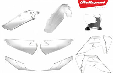 HUSQVARNA TC 125 [2019-2022] - Plastik-Kits transparent Husqvarna TC/FC