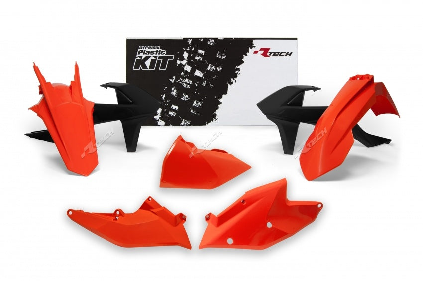 KTM 125 EXC [2017] - Plastsats originalfärg (2017) orange/svart KTM