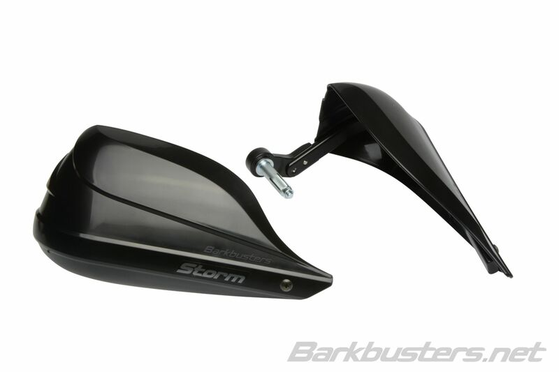 Suzuki GSX 800 S [BARKBUSTERS] - Storm Handguard Set Single Point Clamp Mount-Styre End Black